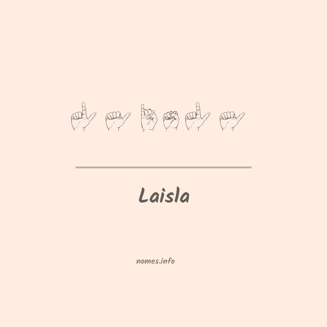Laisla em Libras
