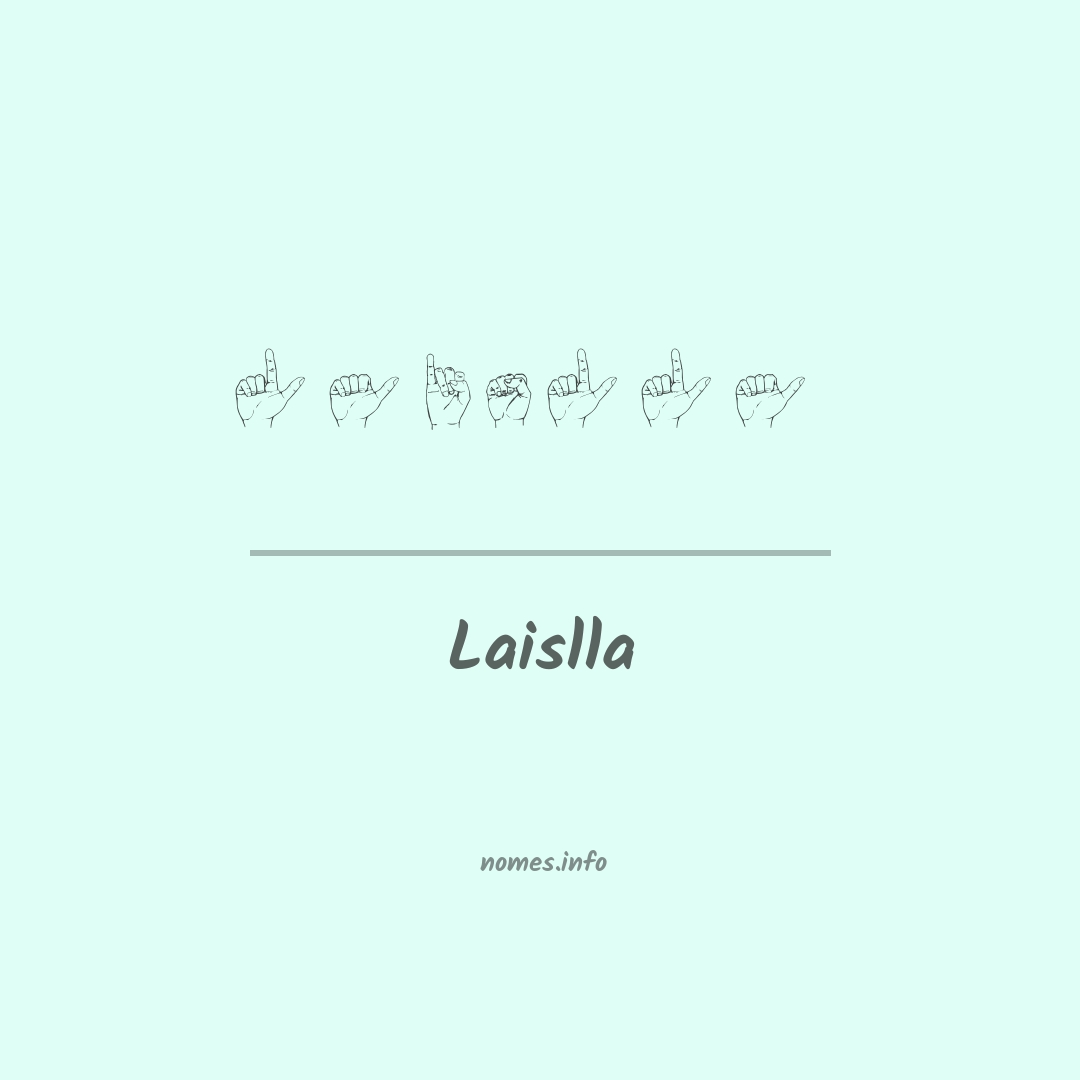 Laislla em Libras