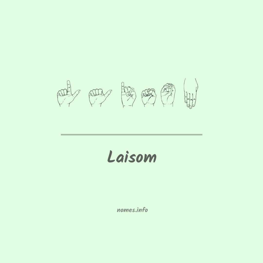 Laisom em Libras