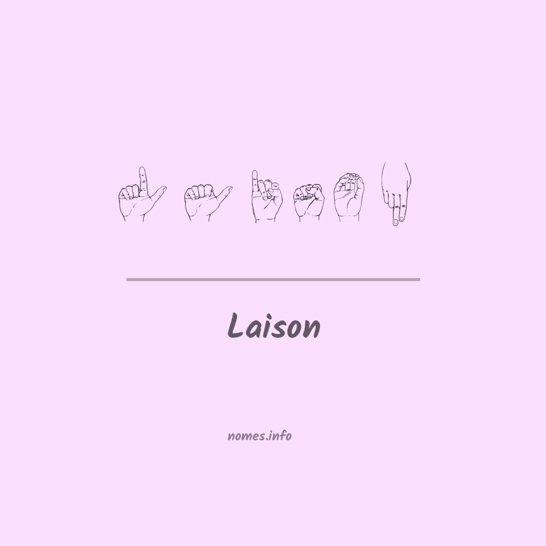 Laison em Libras