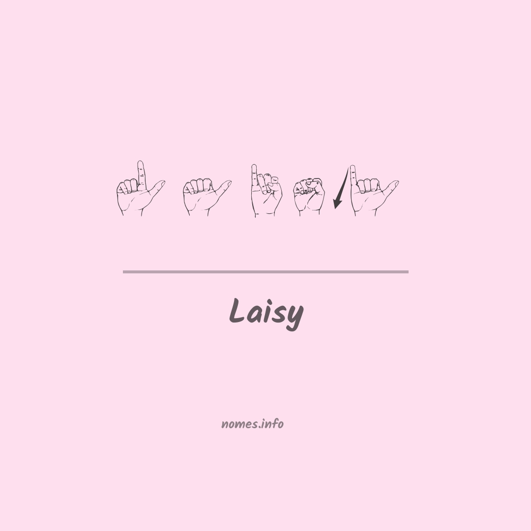 Laisy em Libras