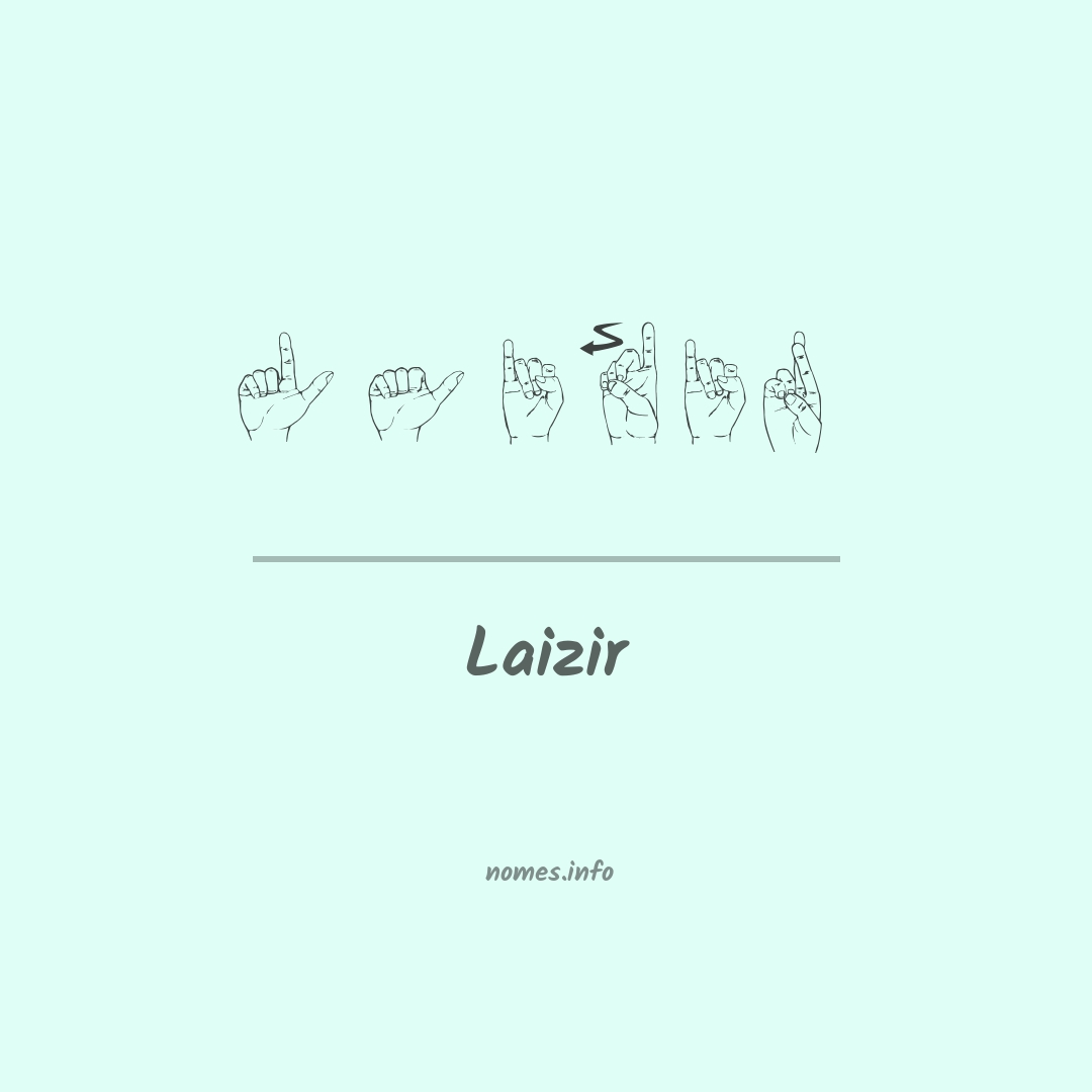 Laizir em Libras