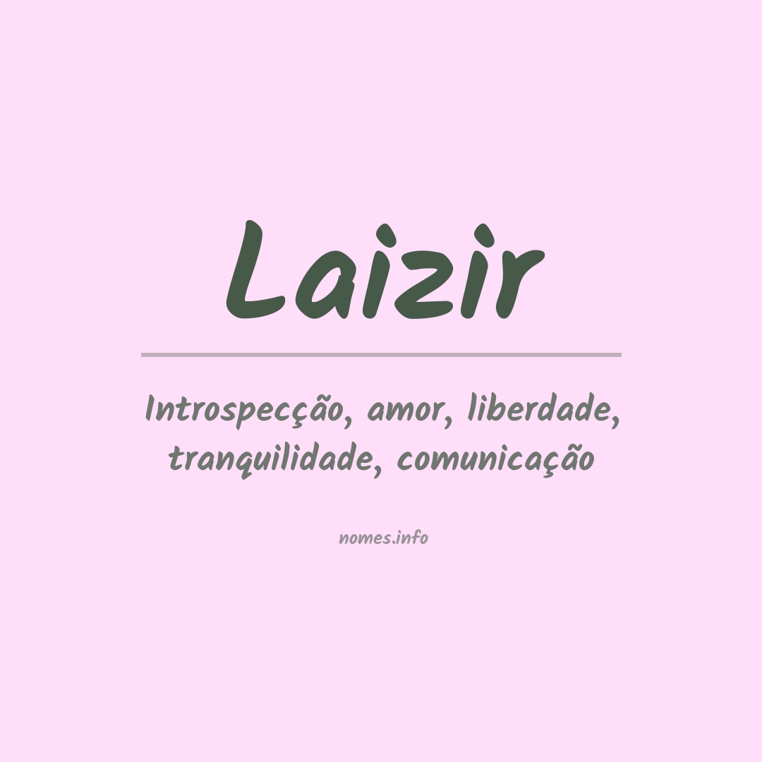 Significado do nome Laizir