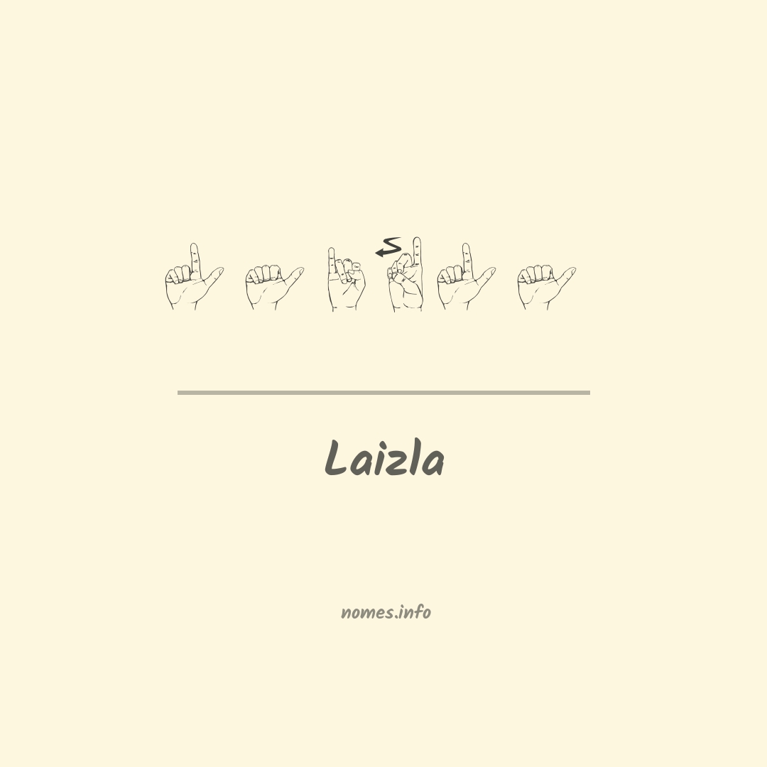 Laizla em Libras