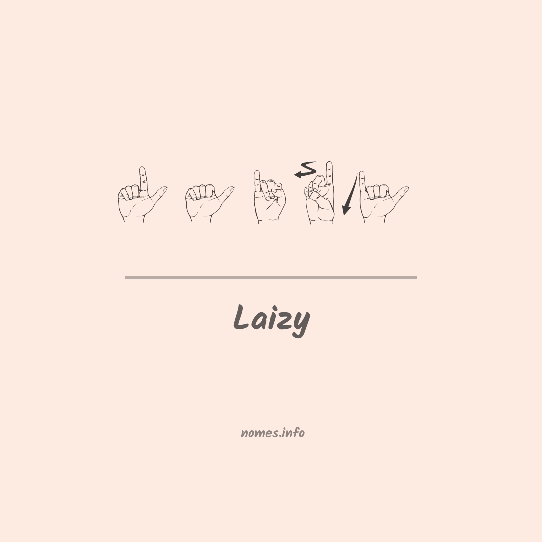 Laizy em Libras