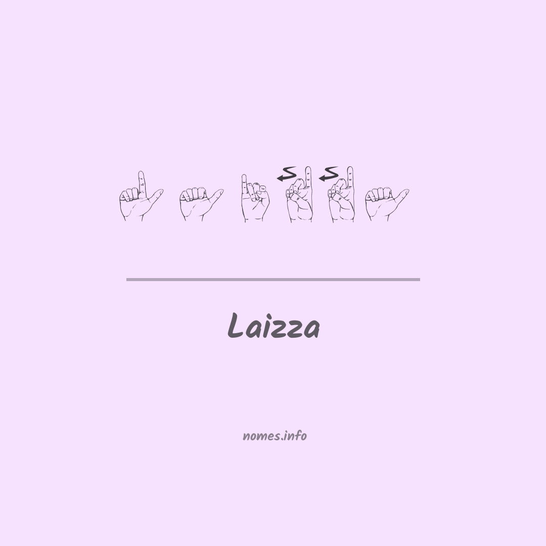 Laizza em Libras