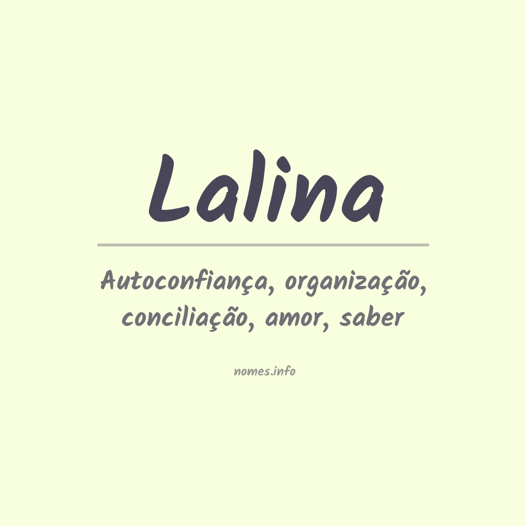 Significado do nome Lalina