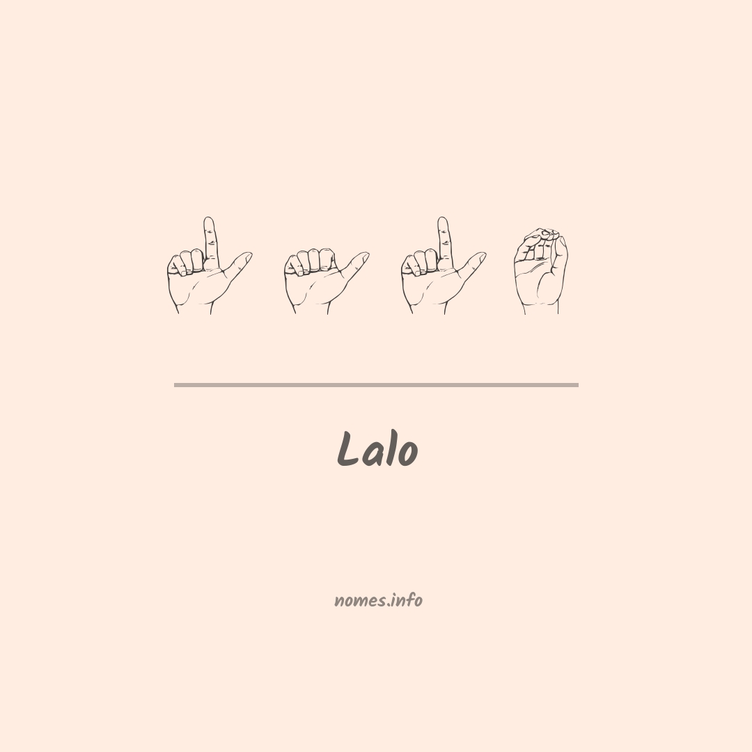 Lalo em Libras