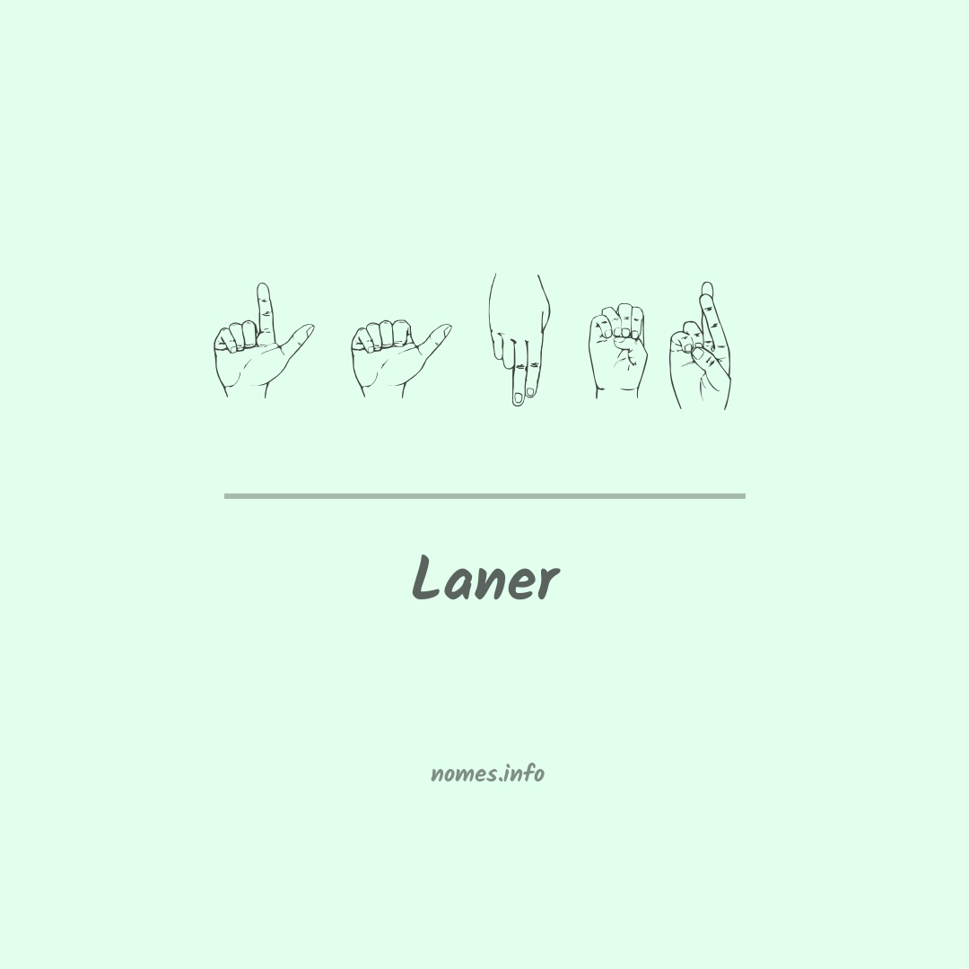 Laner em Libras