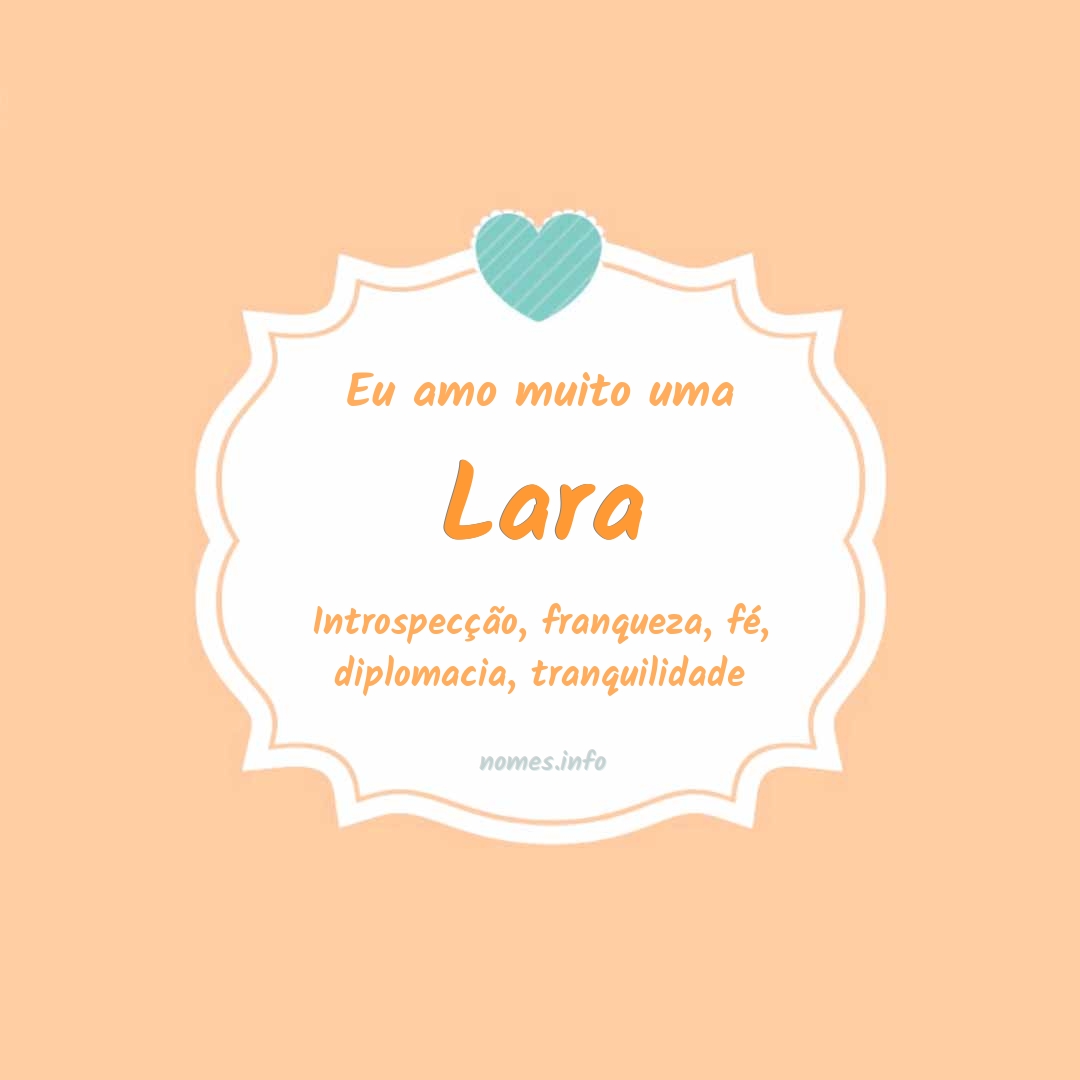 Significado Do Nome Lara