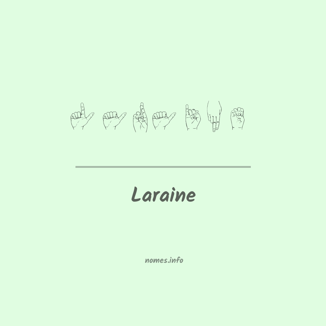 Laraine em Libras