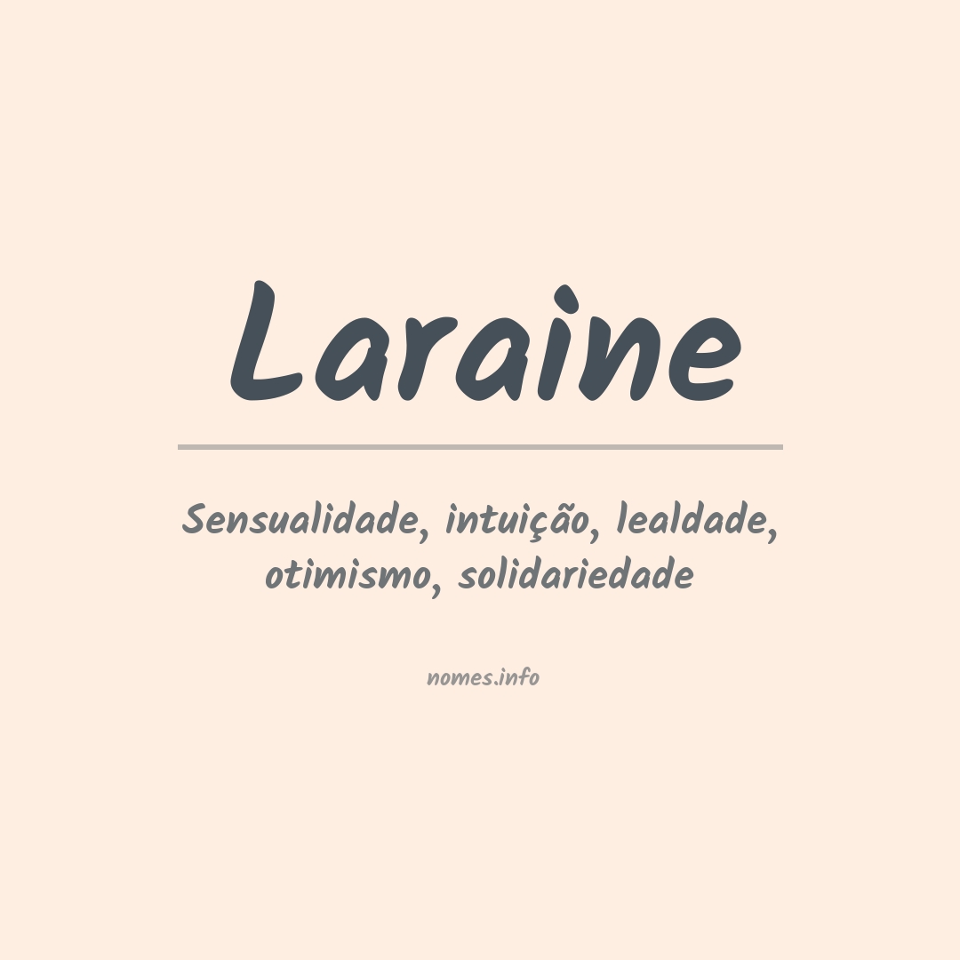 Significado do nome Laraine