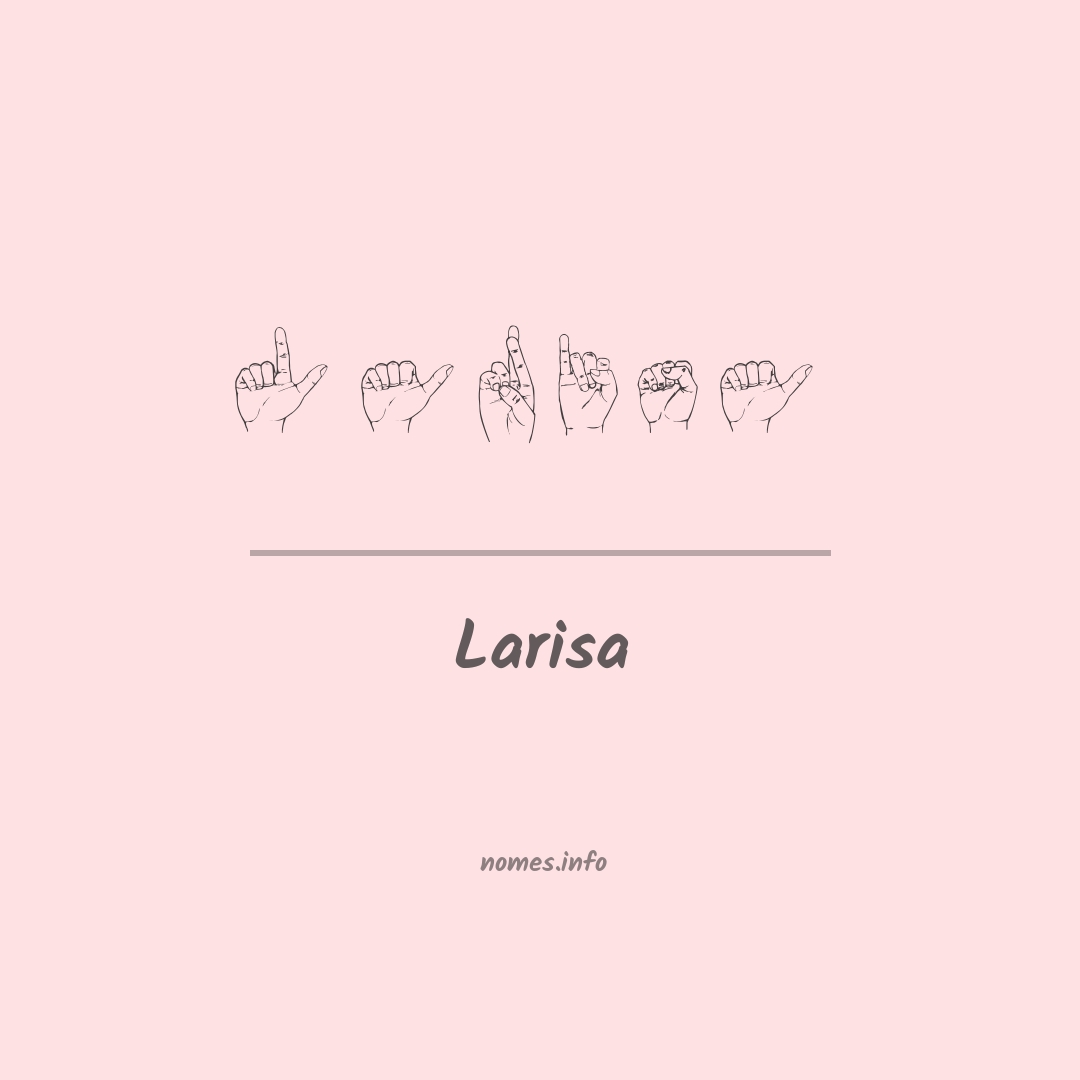 Larisa em Libras