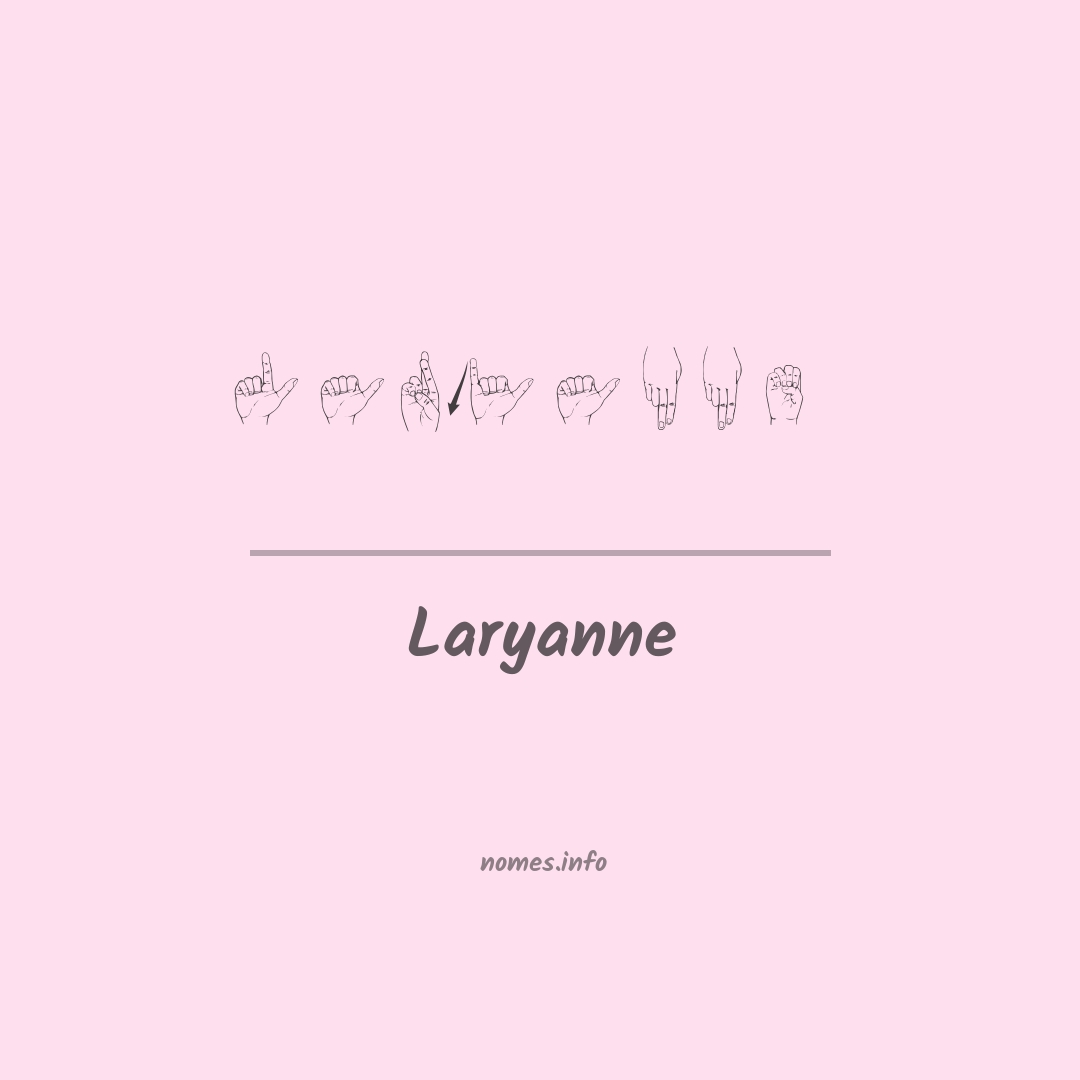 Laryanne em Libras