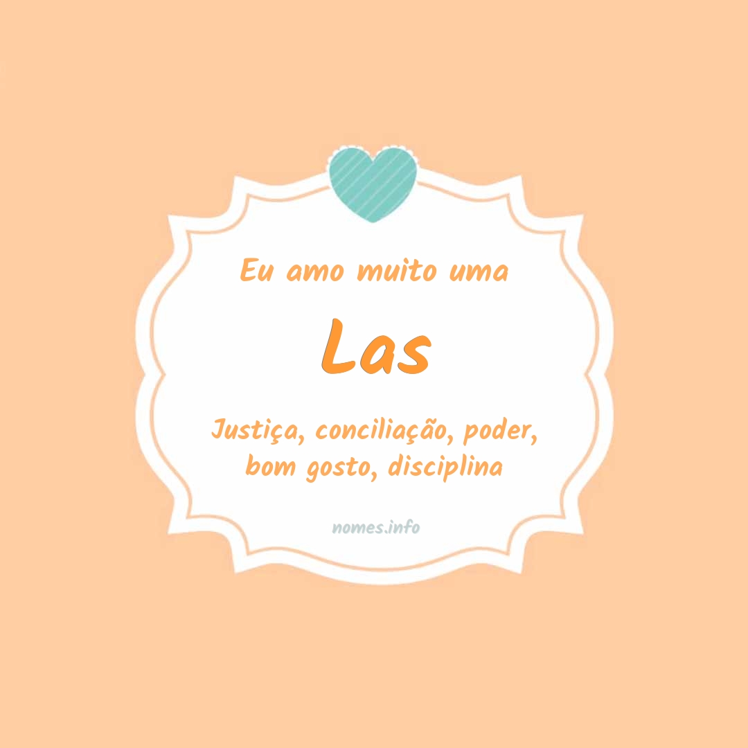 Eu amo muito Las