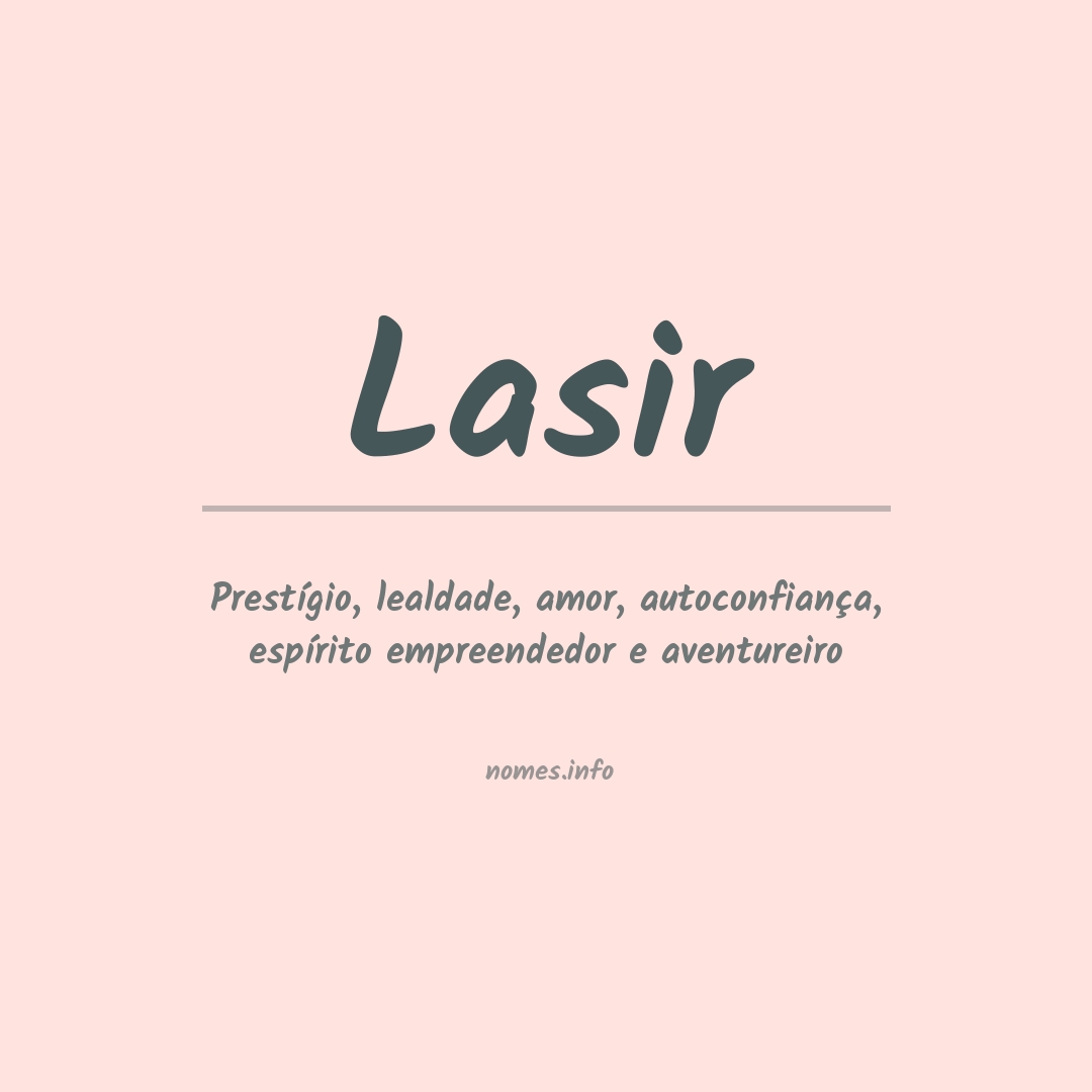 Significado do nome Lasir