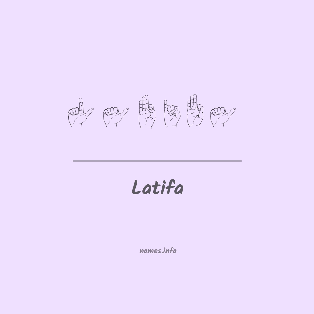 Latifa em Libras