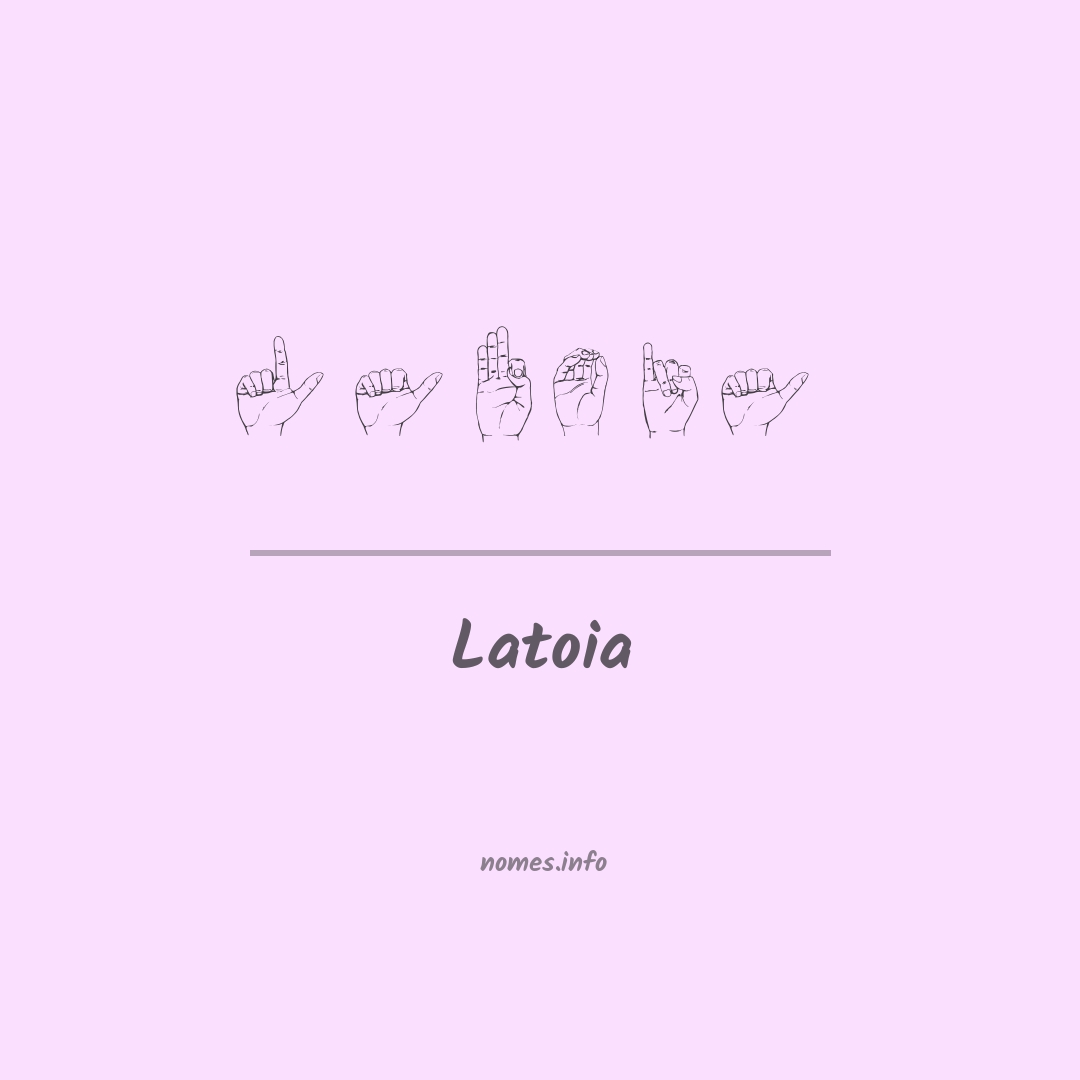 Latoia em Libras