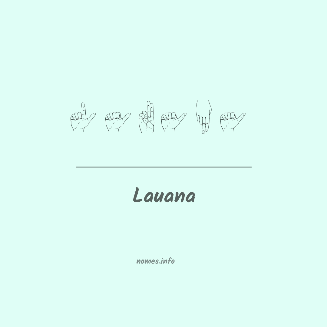 Lauana em Libras