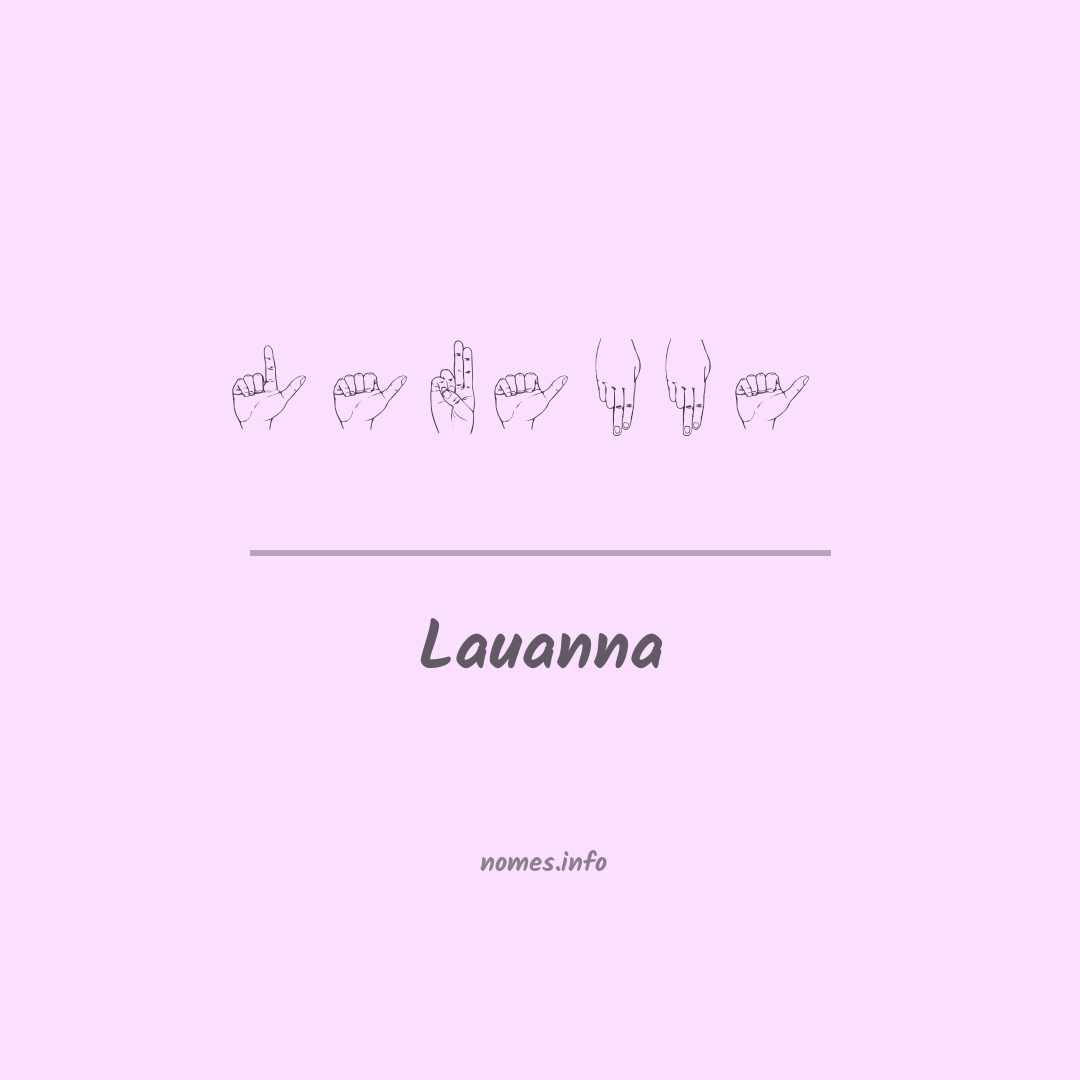 Lauanna em Libras