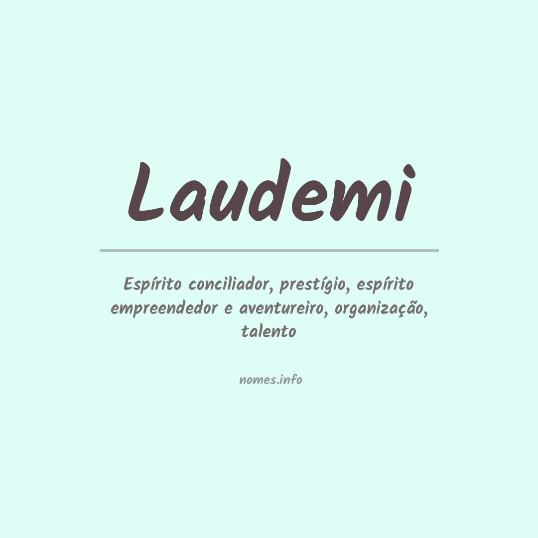 Significado do nome Laudemi