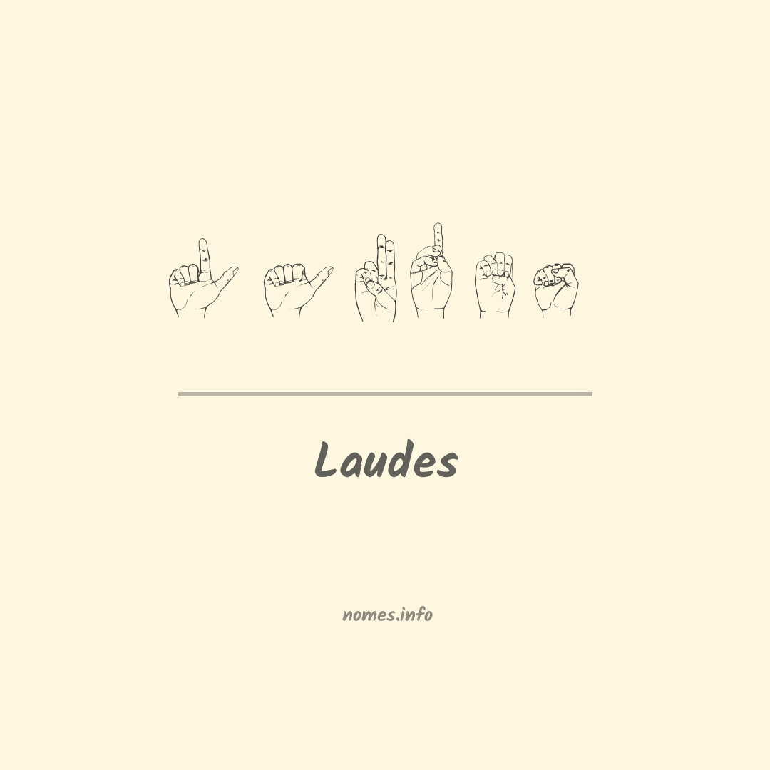 Laudes em Libras