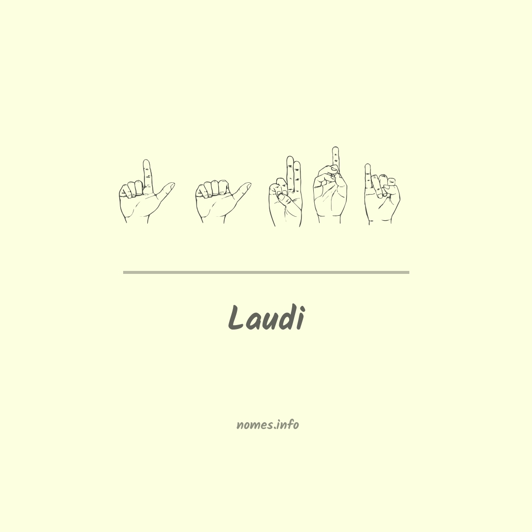Laudi em Libras