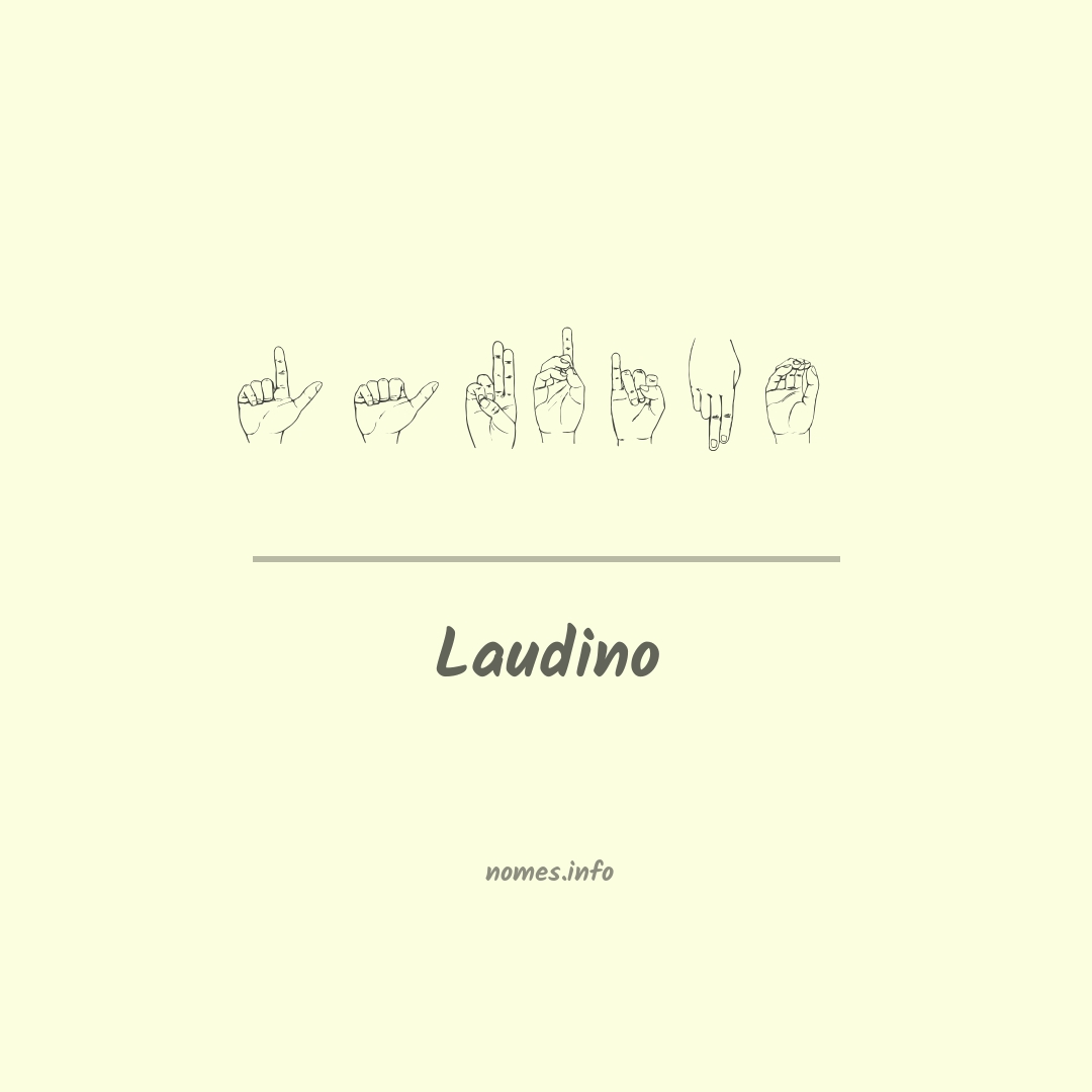Laudino em Libras