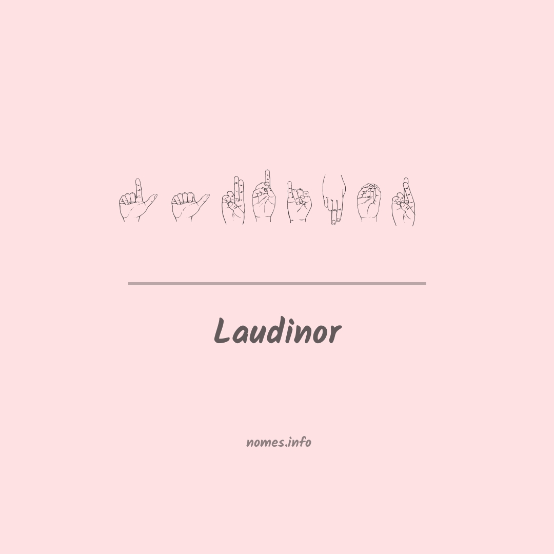 Laudinor em Libras