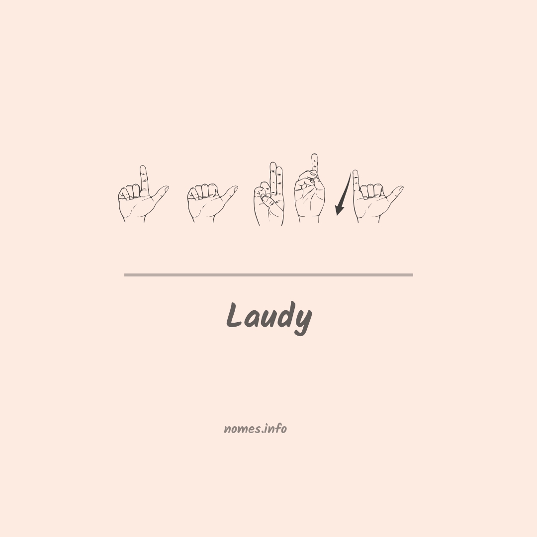 Laudy em Libras