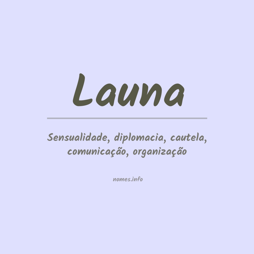 Significado do nome Launa