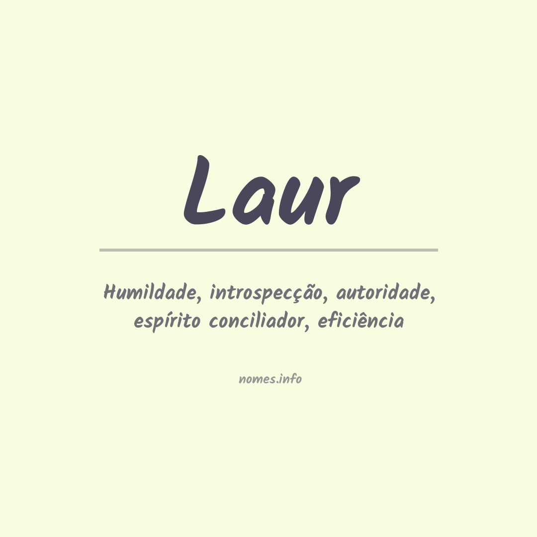 Significado do nome Laur