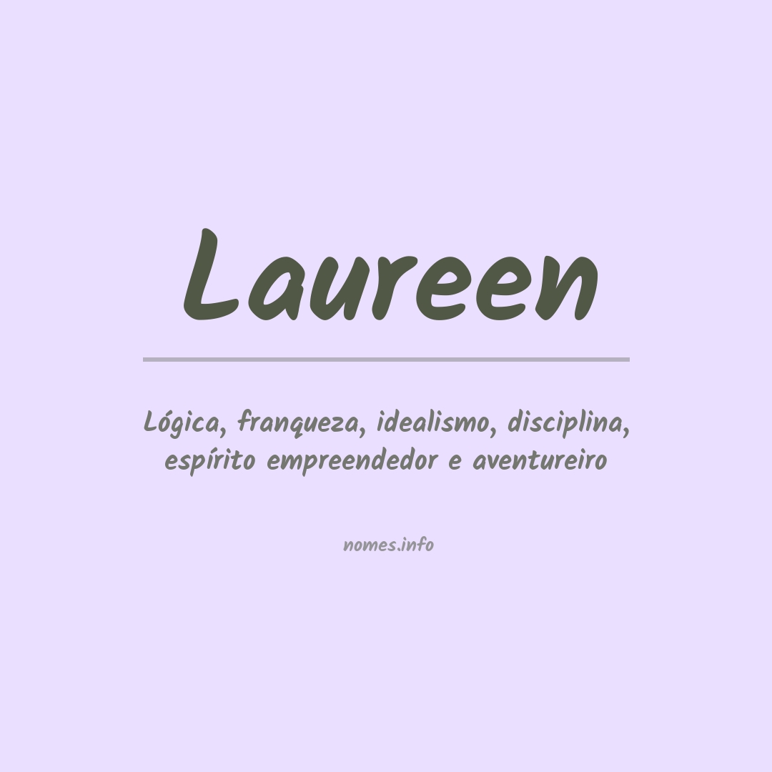 Significado do nome Laureen