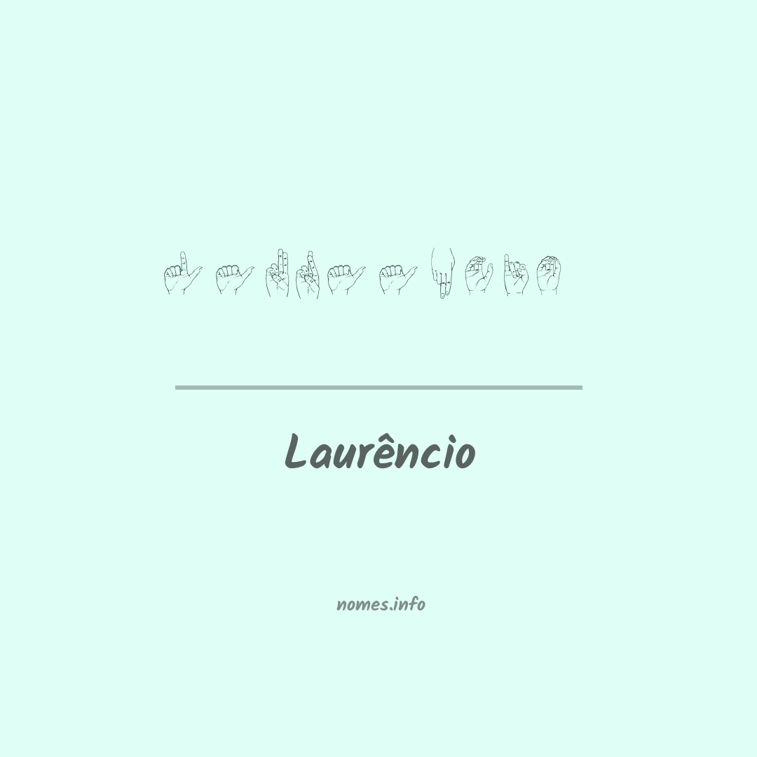 Laurêncio em Libras
