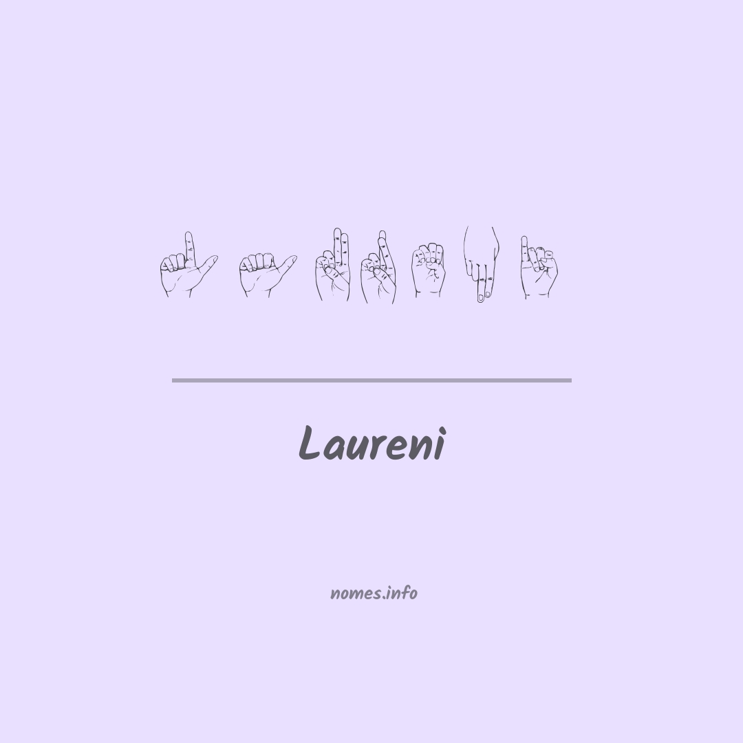Laureni em Libras