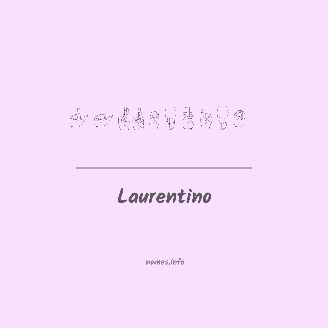 Laurentino em Libras