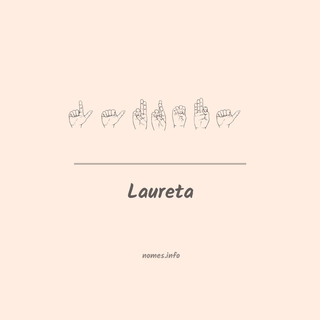 Laureta em Libras