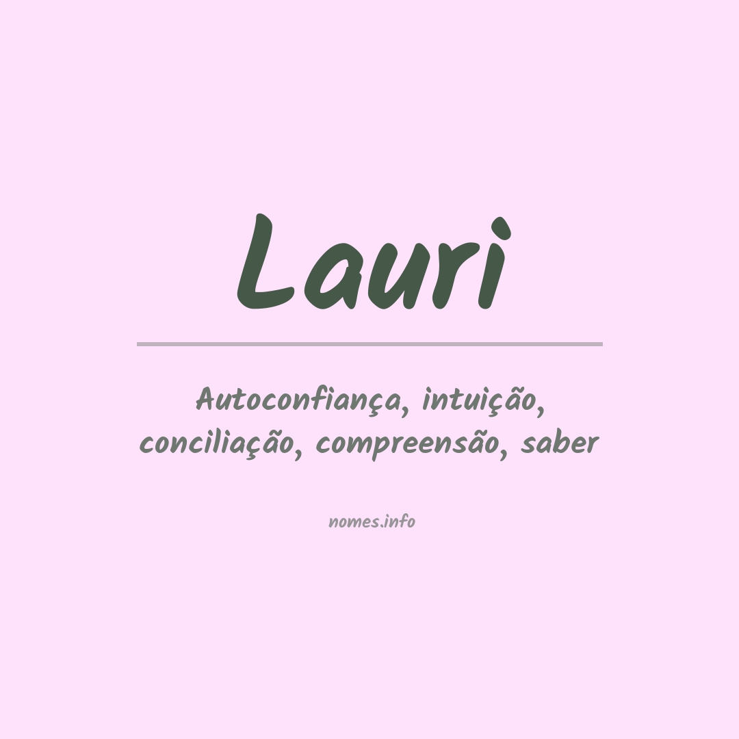 Significado do nome Lauri
