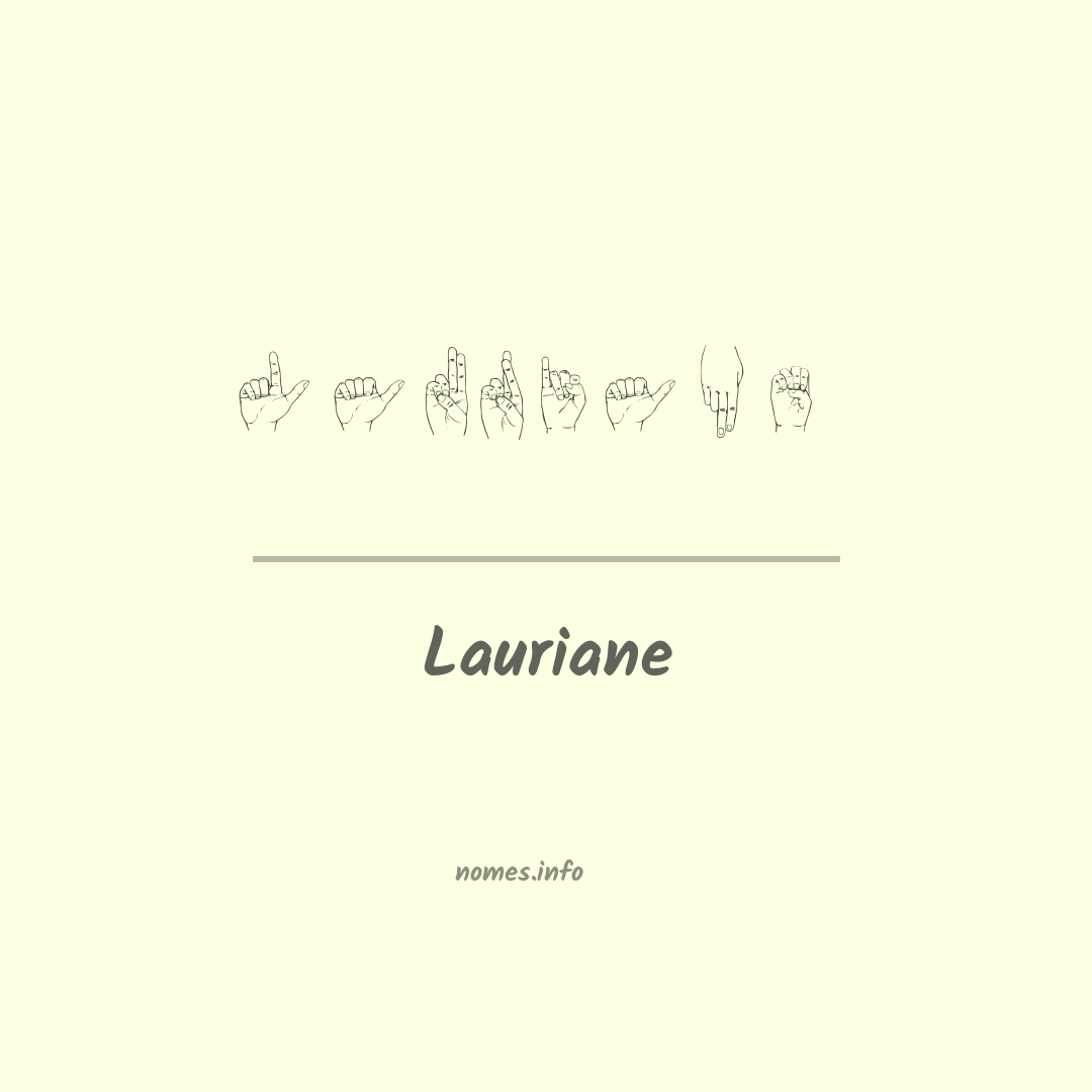 Lauriane em Libras Lauriane em Libras