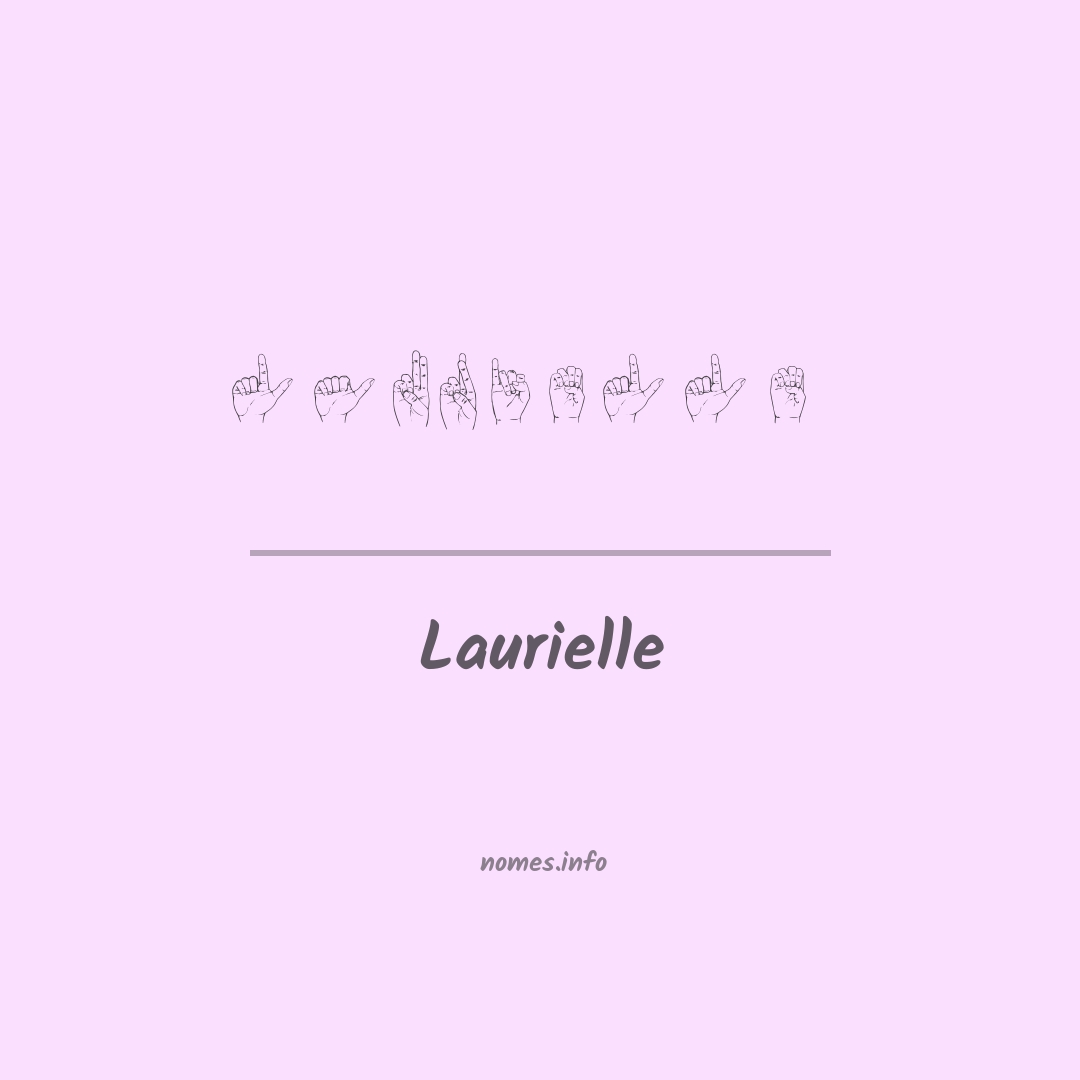 Laurielle em Libras