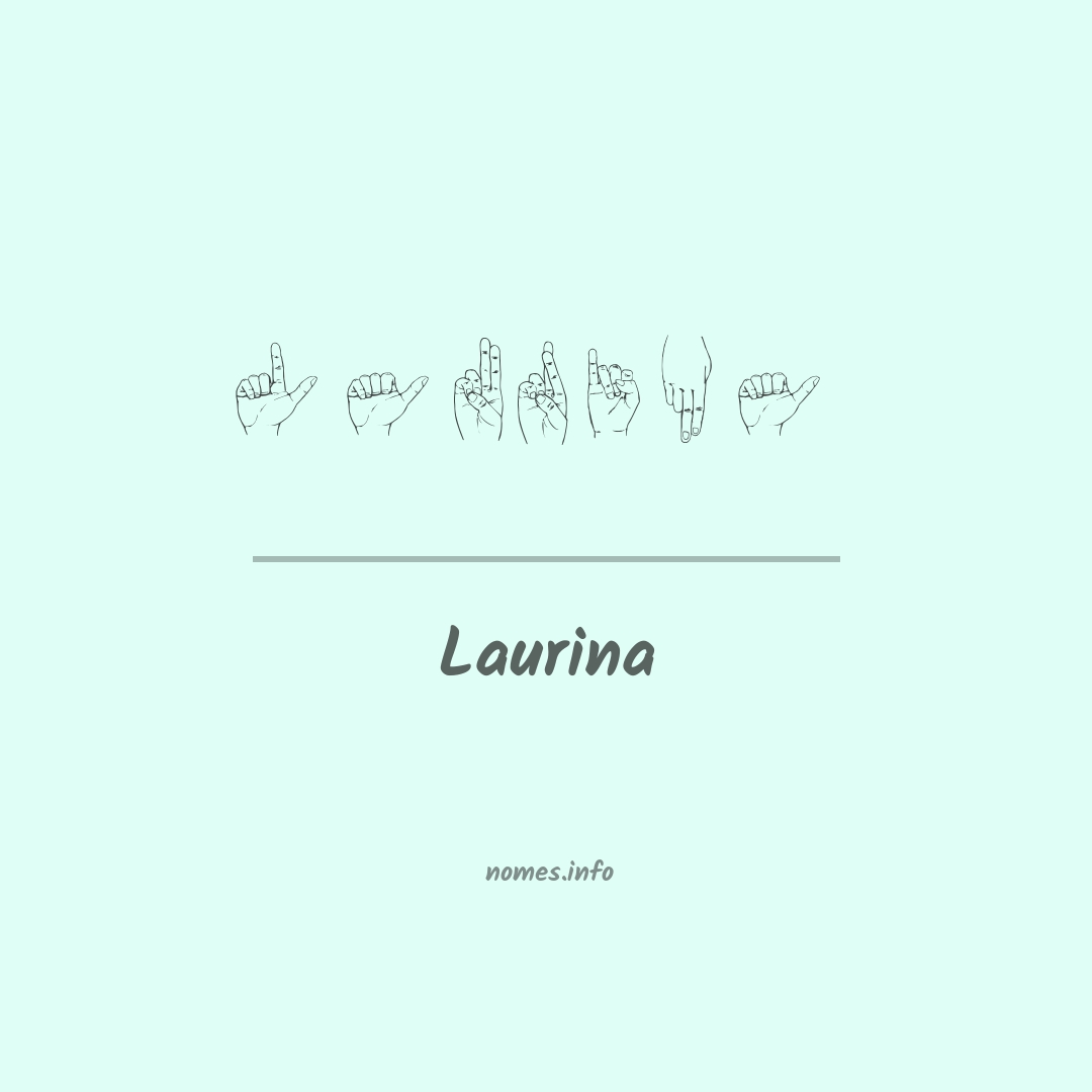 Laurina em Libras