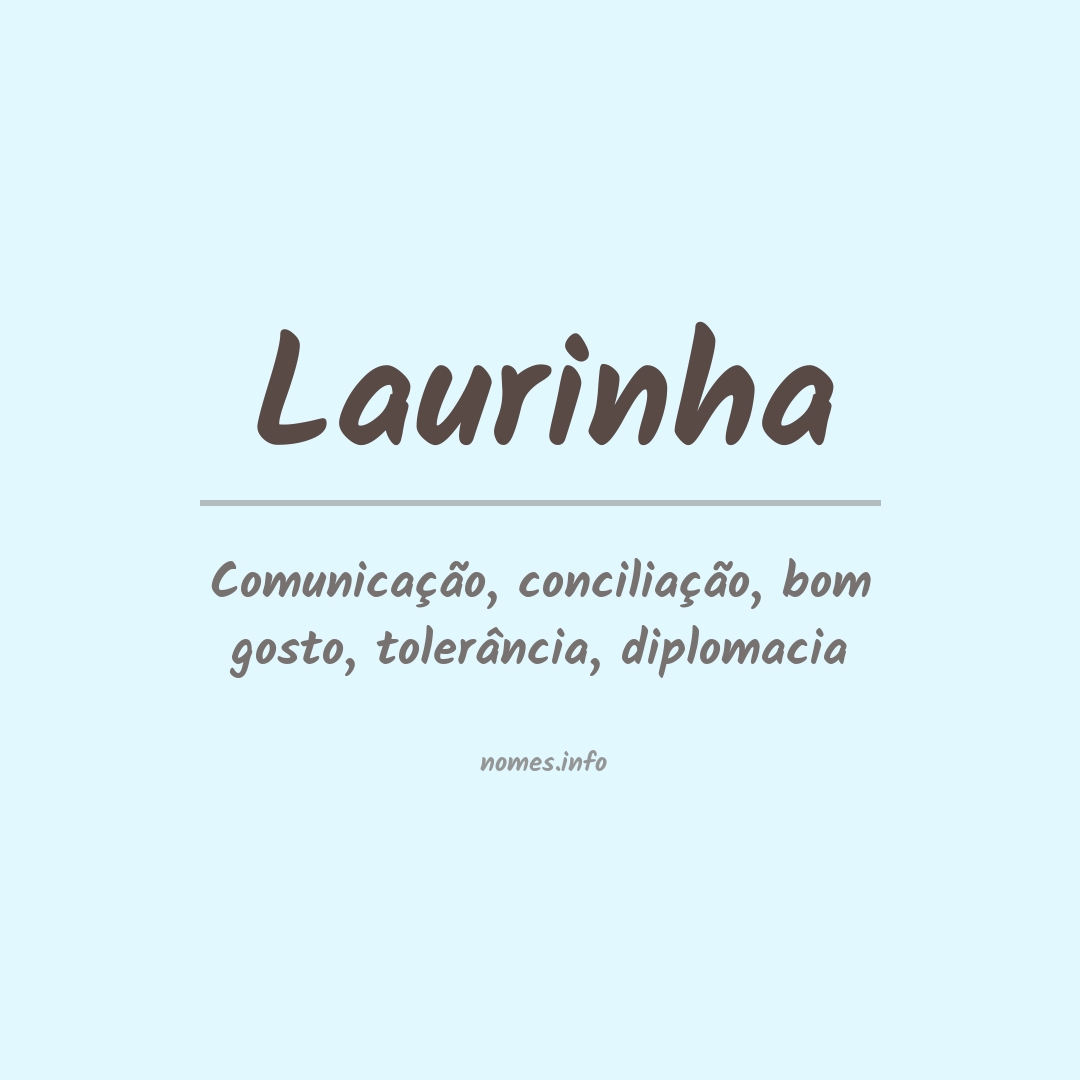 Significado do nome Laurinha