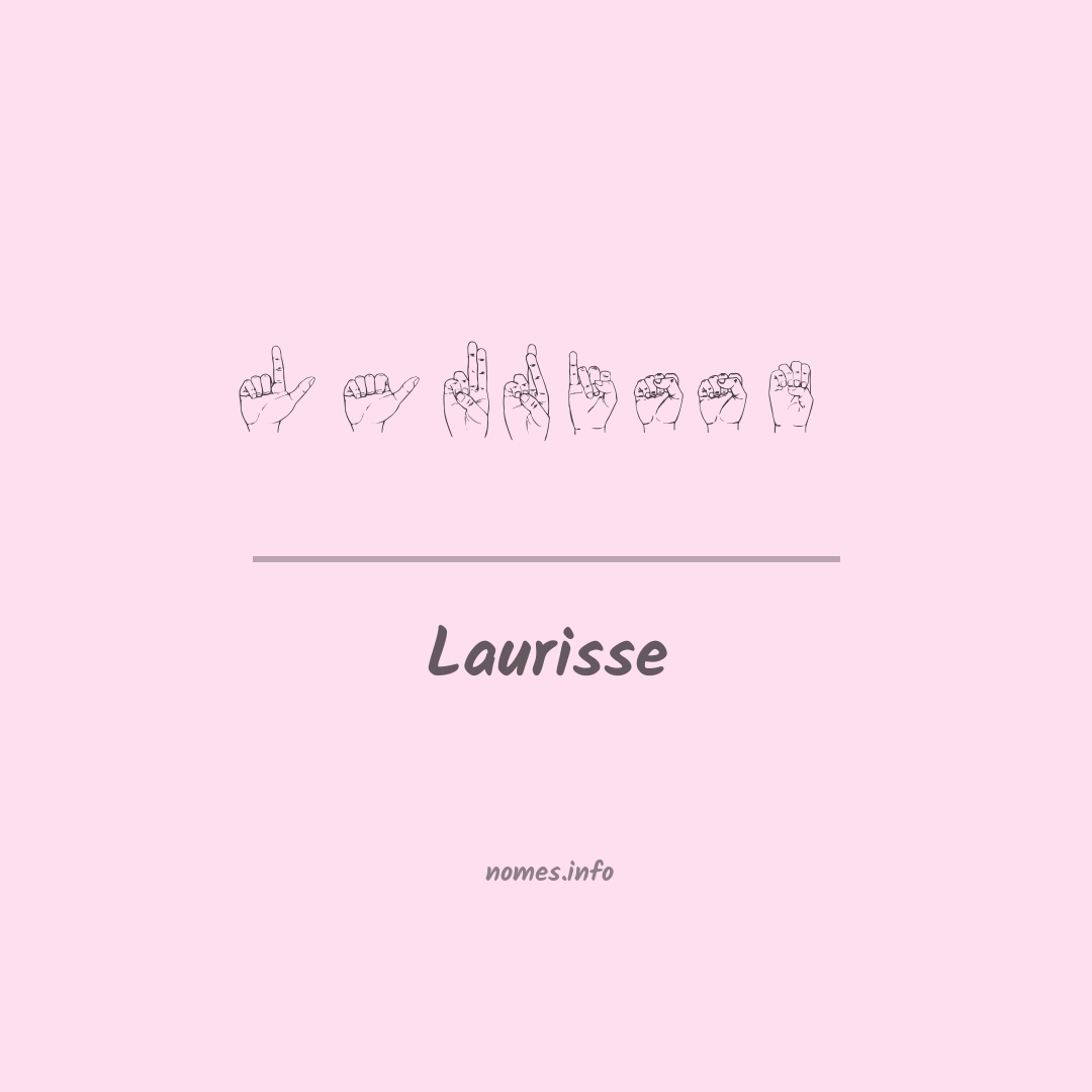 Laurisse em Libras