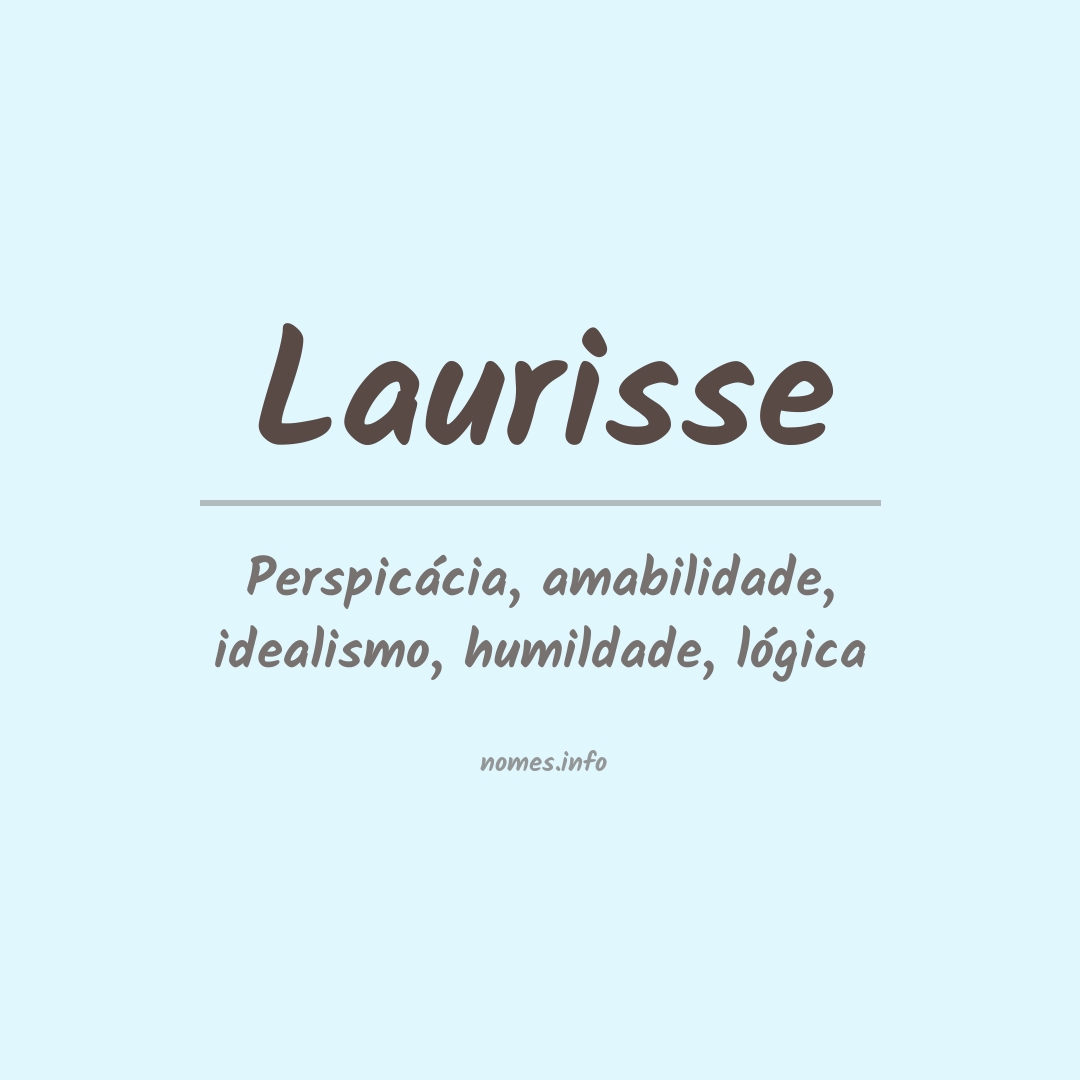 Significado do nome Laurisse