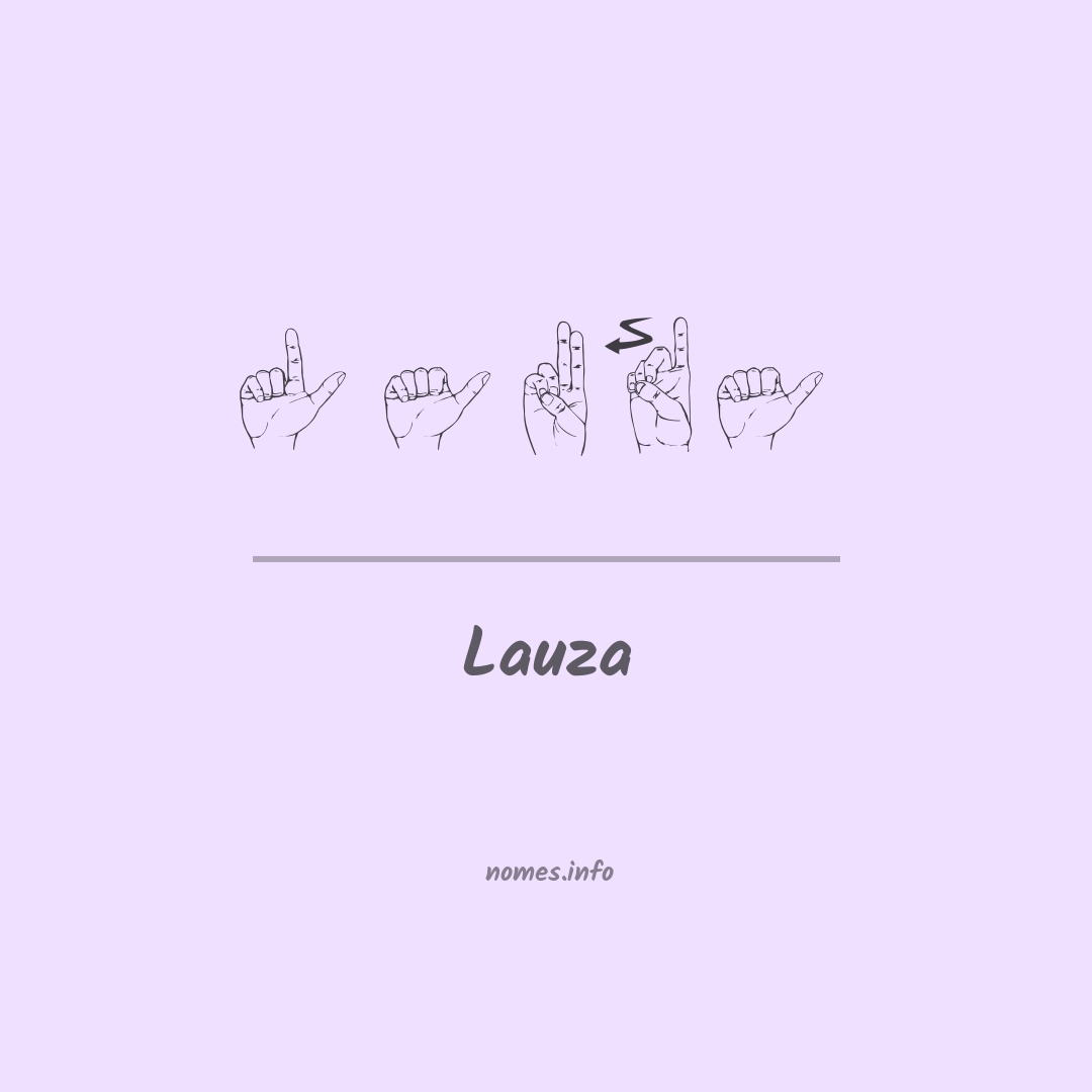 Lauza em Libras