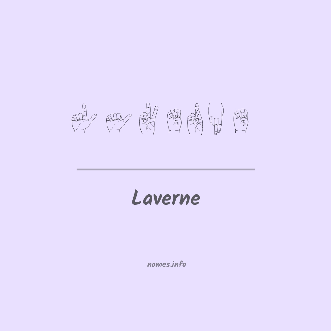 Laverne em Libras