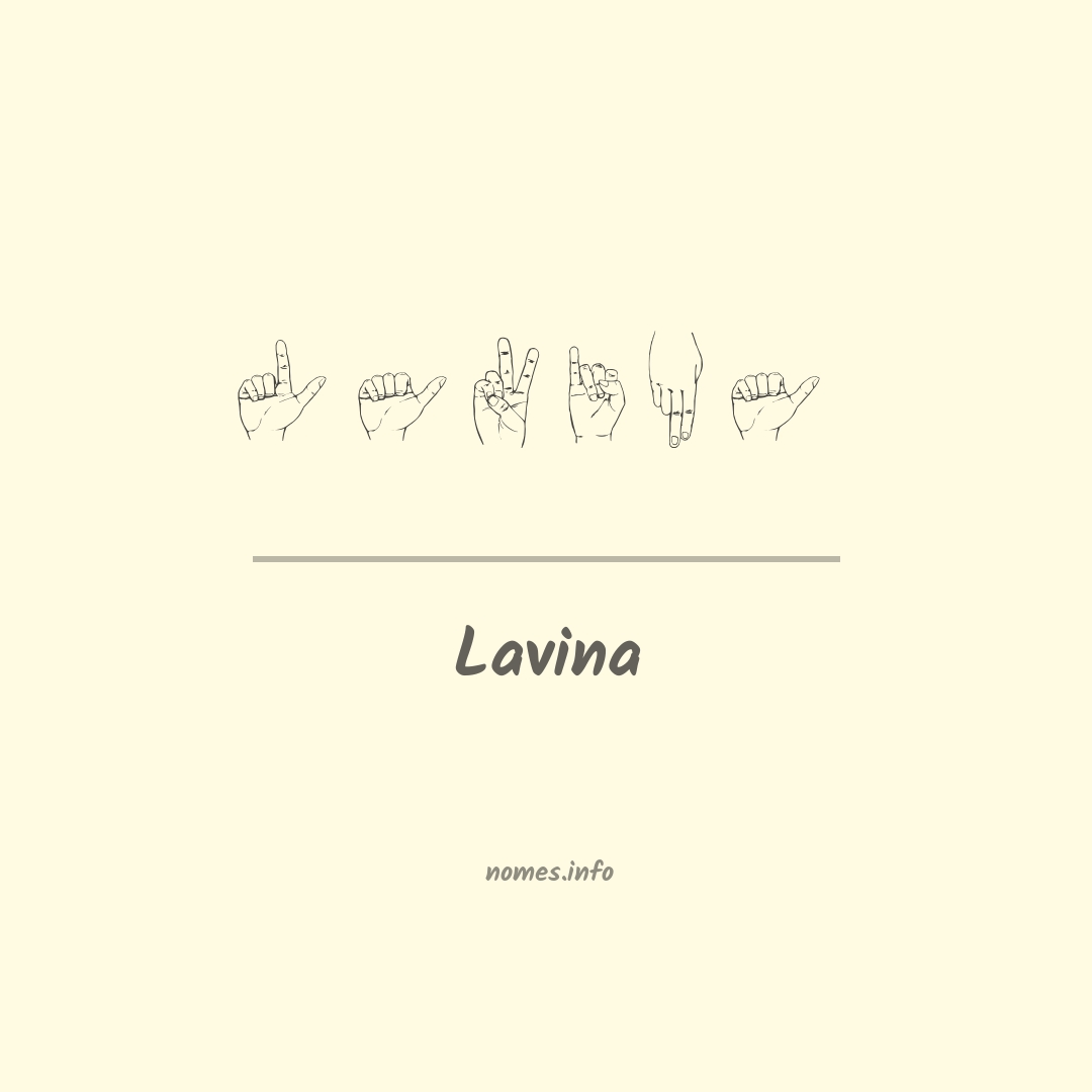 Lavina em Libras