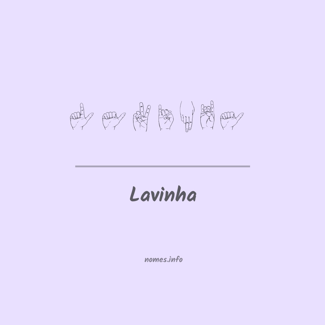 Lavinha em Libras