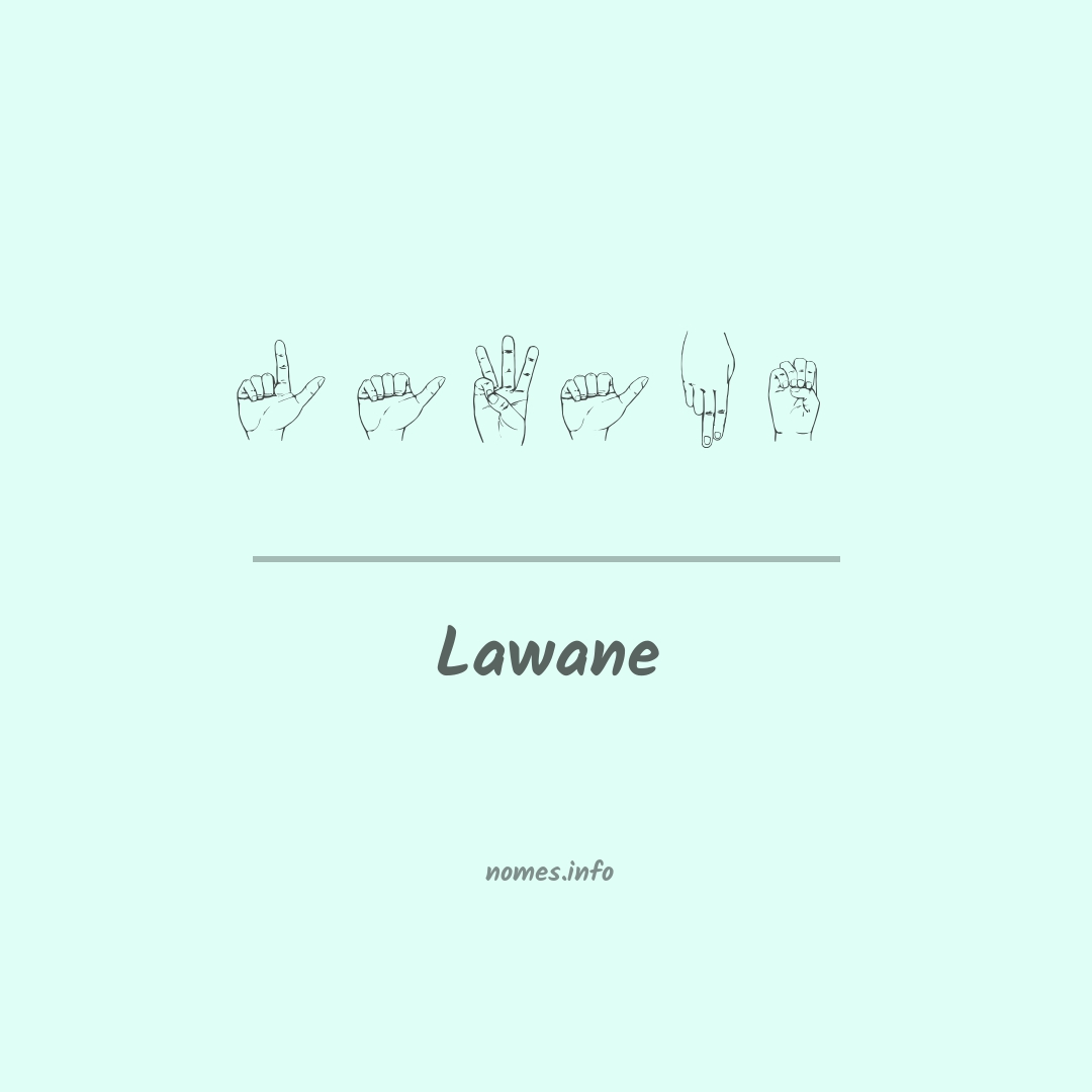 Lawane em Libras