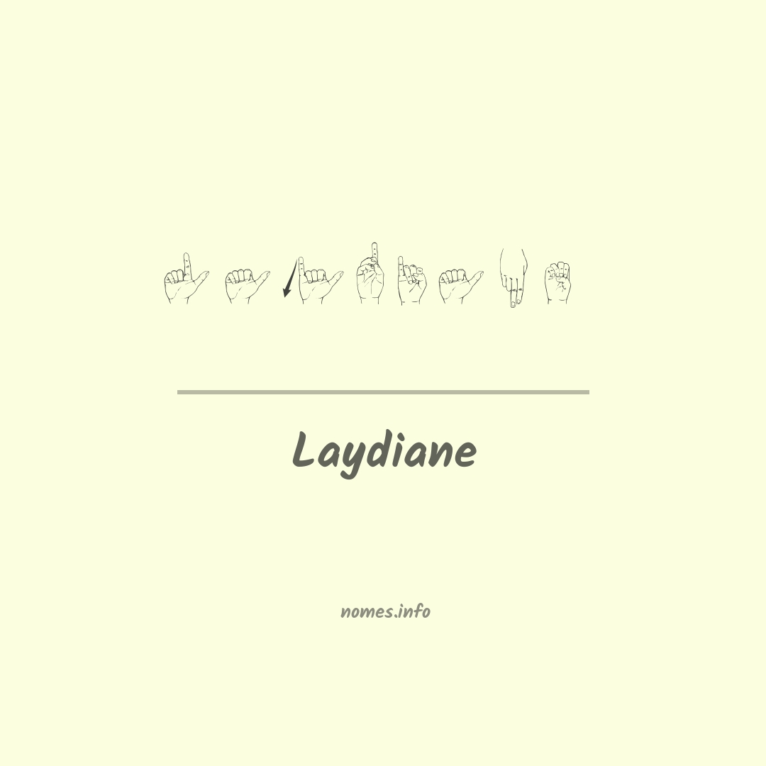 Laydiane em Libras